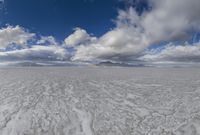 Dramatic Winter Landscape in Salt Lake City, Utah, USA