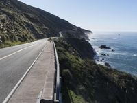 Scenic Drive Along the Pacific Coast Highway in California, USA