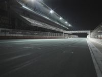 Dubai Night Architecture: Race Track 003