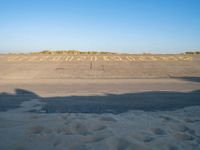 the airport has been set up on two sides for takeoff, but no one is on the runway