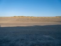 the airport has been set up on two sides for takeoff, but no one is on the runway