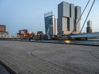 Dutch Cityscape: Skyscrapers Under a Clear Sky