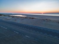 Dutch Coastal Landscape at Dawn in the Netherlands 001