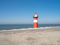 Dutch Coastal Road in Holland, Netherlands