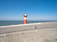 Dutch Coastal Road in Holland, Netherlands