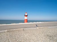 Dutch Coastal Road in Holland, Netherlands