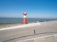 Dutch Coastal Road in Holland, Netherlands