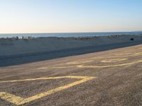 Dutch Landscape: Holland Beach with Clear Sky