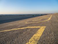 Dutch Landscape: Holland Beach with Clear Sky