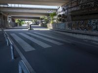 Dynamic drive through Berlin cityscape with clear sky