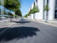 Dynamic View: Straight Road in an Urban Environment