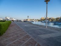 Egypt's Coastal Harbor: Pier and Marina Views