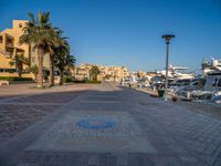 Egypt Coastal Pier at Dawn: Serene Ocean View