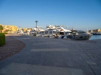 Egypt Ocean Pier at Dawn with Clear Sky