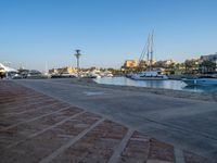 Egyptian Harbor at Dawn with a Clear Sky