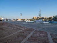 Egyptian Harbor at Dawn with a Clear Sky