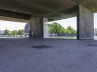 Elevated Architectural Structure: A Concrete Museum