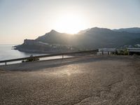 Elevated Break of Day Landscape in Mallorca, Spain