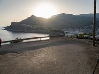 Elevated Break of Day Landscape in Mallorca, Spain