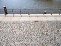 An Elevated Bridge Overlooking a Lake in Hamburg