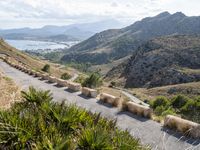 Elevated Coastal Landscape in Mallorca, Spain