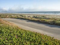 Elevated Coastal Road in California