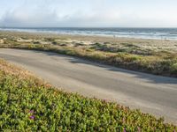 Elevated Coastal Road in California