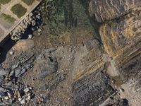 Elevated Coastline of Portugal: A Top-Down View