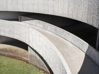 Elevated Concrete Bridge in an Industrial Area