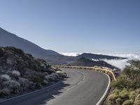 Elevated Highway in Europe's Mountain Pass