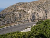 Elevated Mountain Road in Mallorca with Stunning Views