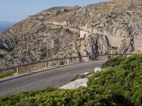 Elevated Mountain Road in Mallorca with Stunning Views