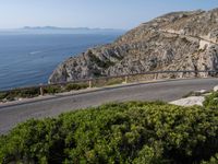 Elevated Mountain Road in Mallorca with Stunning Views