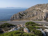 Elevated Mountain Road in Mallorca with Stunning Views