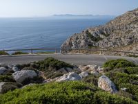 Elevated Mountain Road in Mallorca with Stunning Views