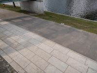 Elevated Pier Overlooking the River in Berlin, Germany