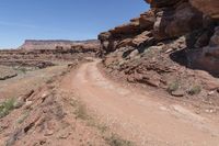 Elevated Red Rock Landscape in Utah, USA