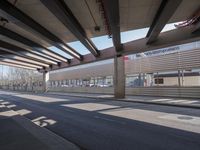 Elevated Road in Barcelona City