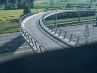 Elevated Road Bridge and Asphalt in Germany