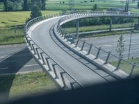 Elevated Road Bridge and Asphalt in Germany