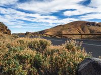 Elevated Road in the Canary Islands: High Mountain Views