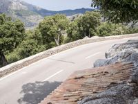 Elevated Road with Coastal View in Spain's Balearic Islands