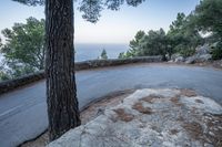 Elevated Road in Mallorca, Spain Landscape