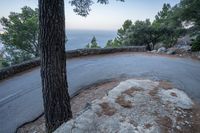 Elevated Road in Mallorca Spain Landscape 002