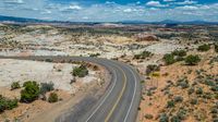 Elevated Road in Rural Utah, USA