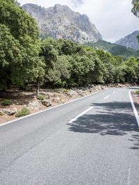 Elevated Road in Spain's Balearic Islands