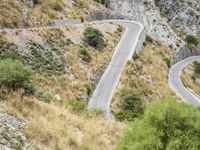 Elevated Road in Spain: Exploring the Mountain Landscape
