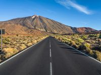 Elevated Road in Tenerife, Canary Islands