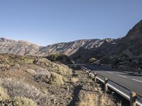 Elevated Road in Tenerife: Enjoying Clear Skies