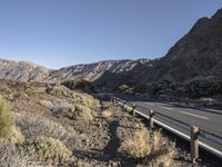 Elevated Road in Tenerife: Enjoying Clear Skies